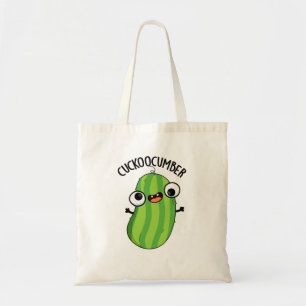 Cuckoocumber Funny Veggie Cucumber Pun Tote Bag