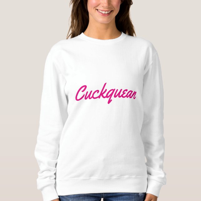 cuckquean scarf sweatshirt (Front)