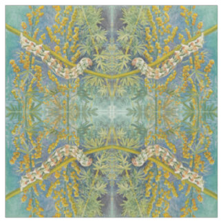 Cucullia Absinthii Wormwood Caterpillar Fabric