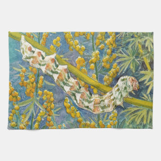 Cucullia Absinthii Wormwood Caterpillar Tea Towel