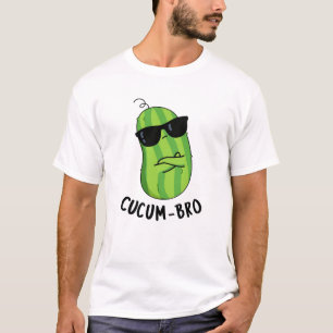 Cucum-bro Funny Veggie Cucumber Pun  T-Shirt