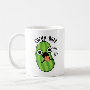Cucum-burp Funny Cucumber Pun Coffee Mug