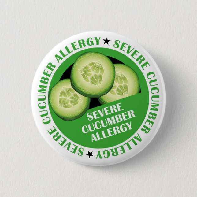 Cucumber Allergy Badge (Front)