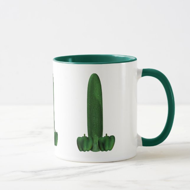 Cucumber And Peppers Mug (Right)