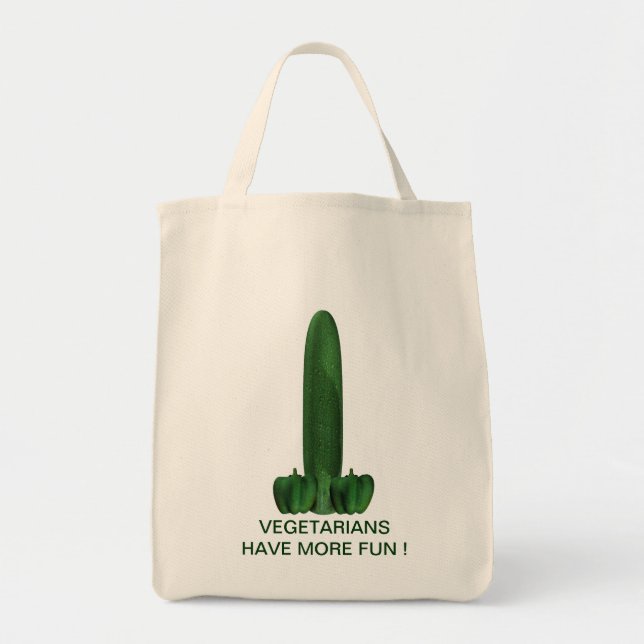 Cucumber And Peppers Tote Bag (Front)
