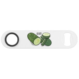 Cucumber cartoon illustration 