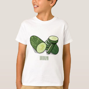 Cucumber cartoon illustration T-Shirt
