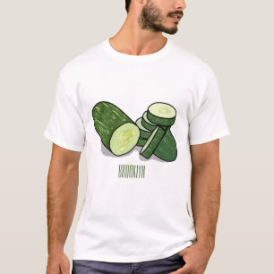 Cucumber cartoon illustration T-Shirt