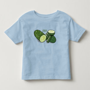 Cucumber cartoon illustration toddler T-Shirt