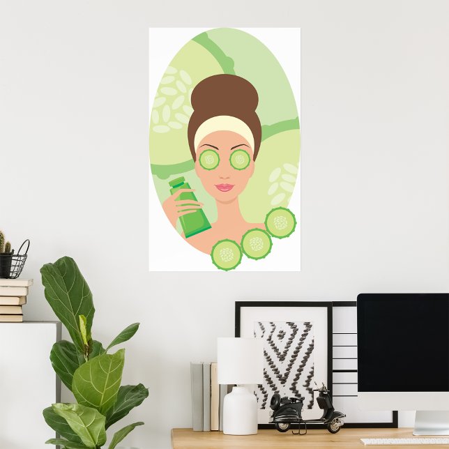Cucumber Facial Poster (Creator Uploaded)