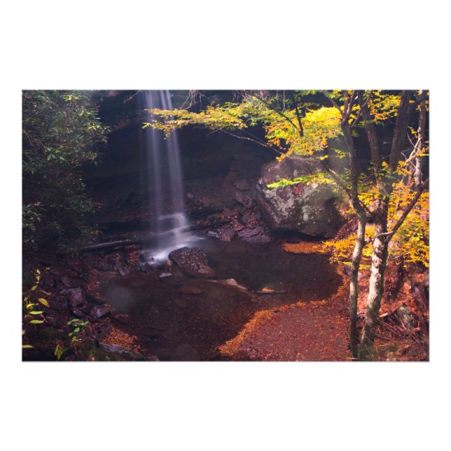 Cucumber Falls, Ohiopyle State Park, Pennsylvania Photo Print (Front)