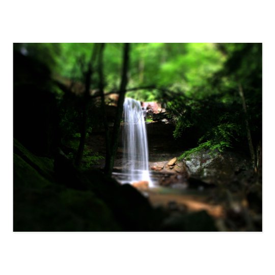 Cucumber Falls Summer Postcard