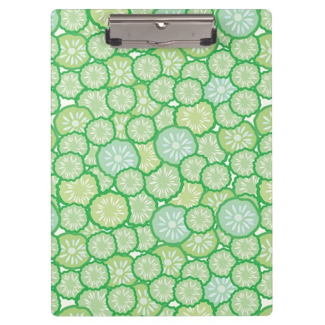 Cucumber funny pattern clipboard (Front)