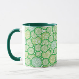 Cucumber funny pattern mug