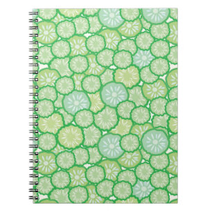 Cucumber funny pattern notebook