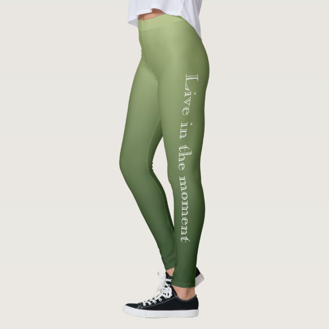 Cucumber Green Leggings (Left)