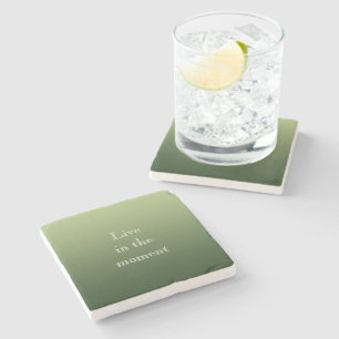 Cucumber Green Stone Coaster