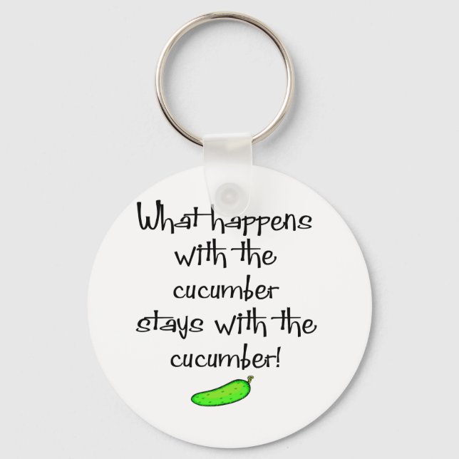 Cucumber Key Ring (Front)