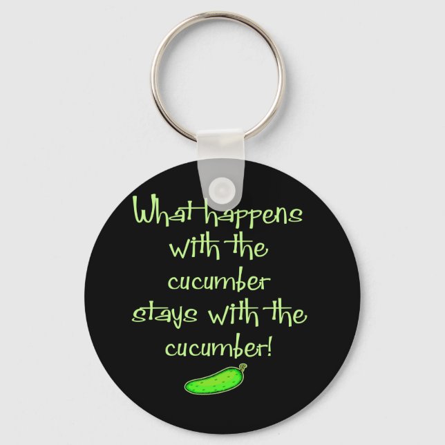 Cucumber Key Ring (Front)