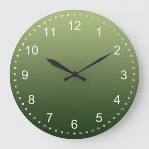 Cucumber Large Clock