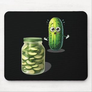 Cucumber Meme Funny Halloween Costume Shocked Mouse Mat