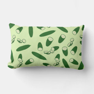 Cucumber Pattern Lumbar Cushion