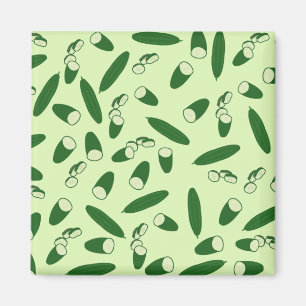 Cucumber Pattern Magnet