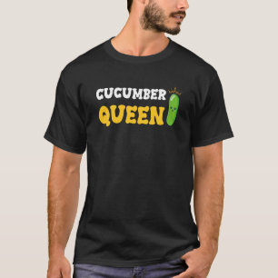 Cucumber Queen Fruit Vegetable Mother's Day Garden T-Shirt
