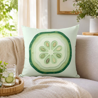 Cucumber Slice Cushion