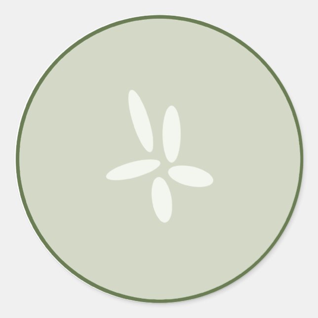 Cucumber Slice Sticker (Front)
