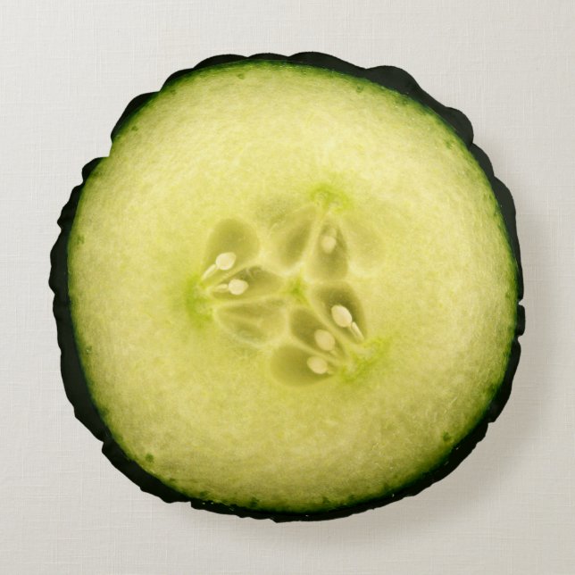 Cucumber Tomato Novelty pillow cushion (Front)