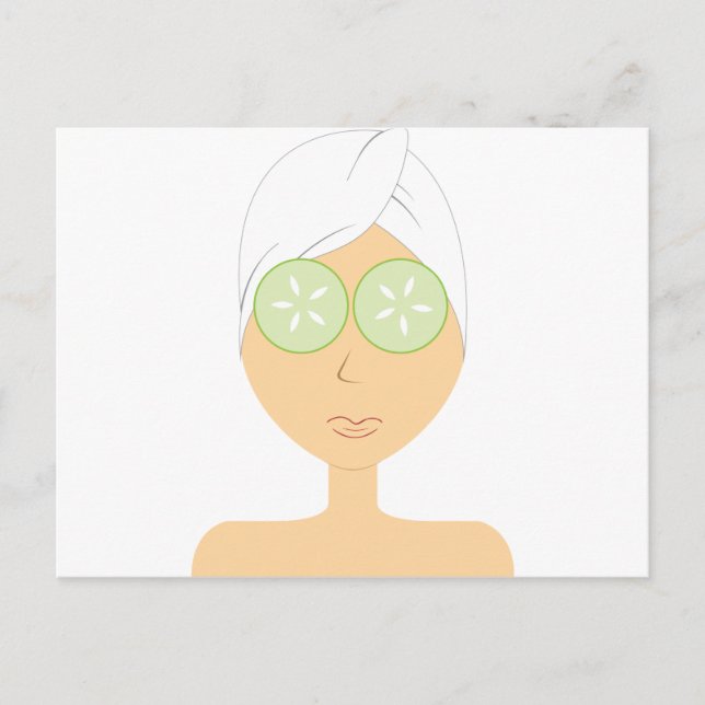 Cucumber Treatment Postcard (Front)