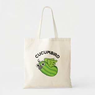 Cucumbird Funny Veggie Cucumber Pun Tote Bag