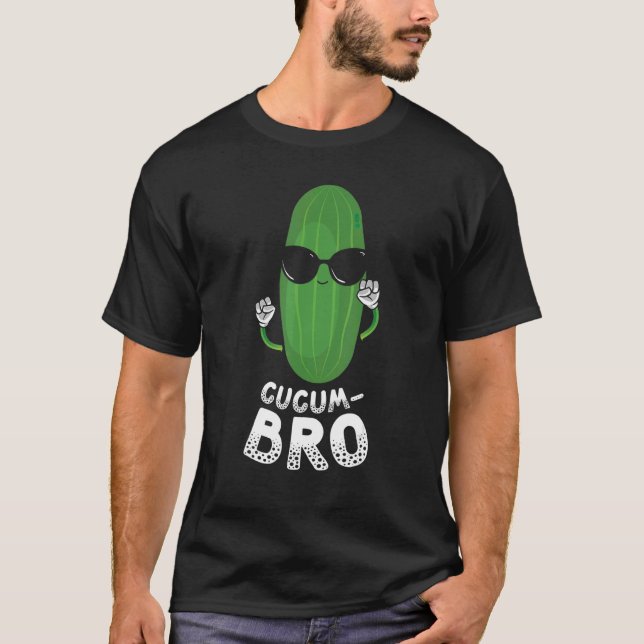 Cucumbro Vegetarian Vegetable Veggies Vegan Cucumb T-Shirt (Front)