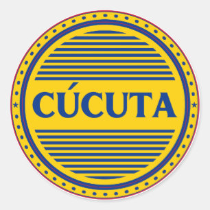 Cucuta City Pride Emblem – Colombian Identity Classic Round Sticker