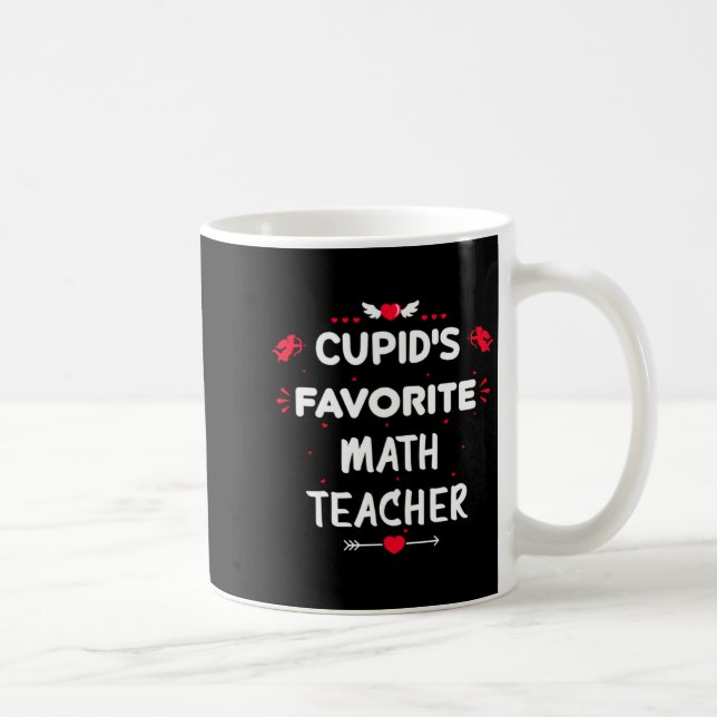 Cud S Favorite Math Teacher Valentine S Day Man  Coffee Mug (Right)