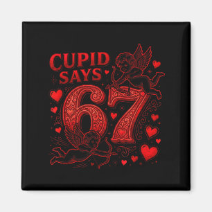 Cud Says 67 Cute Funny Valentines Day 6 7 Couple L Magnet