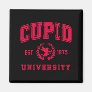Cud University Cute Cherub Valentines Day Crest Magnet