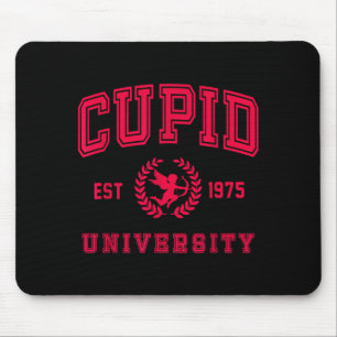 Cud University Cute Cherub Valentines Day Crest Mouse Mat
