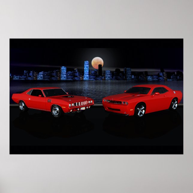 Cuda & Challenger Poster (Front)