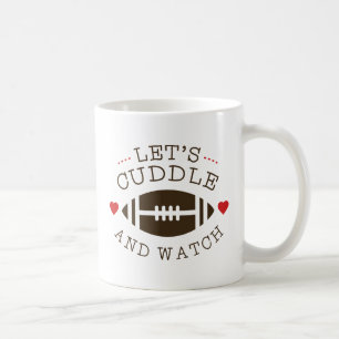 Cuddle And Football Coffee Mug