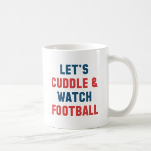 Cuddle And Football Coffee Mug