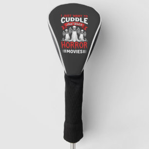 Cuddle and Watch Horror Movies Skeleton Halloween Golf Head Cover