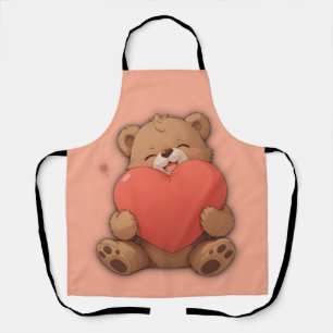 Cuddle bear apron