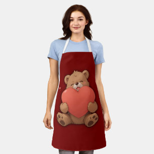 Cuddle bear apron