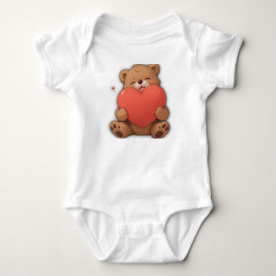 Cuddle bear baby bodysuit
