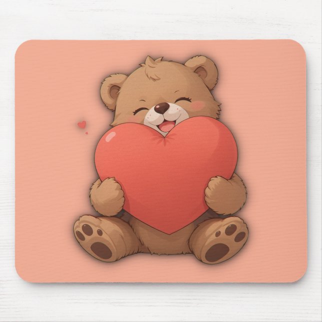 Cuddle bear mouse mat (Front)