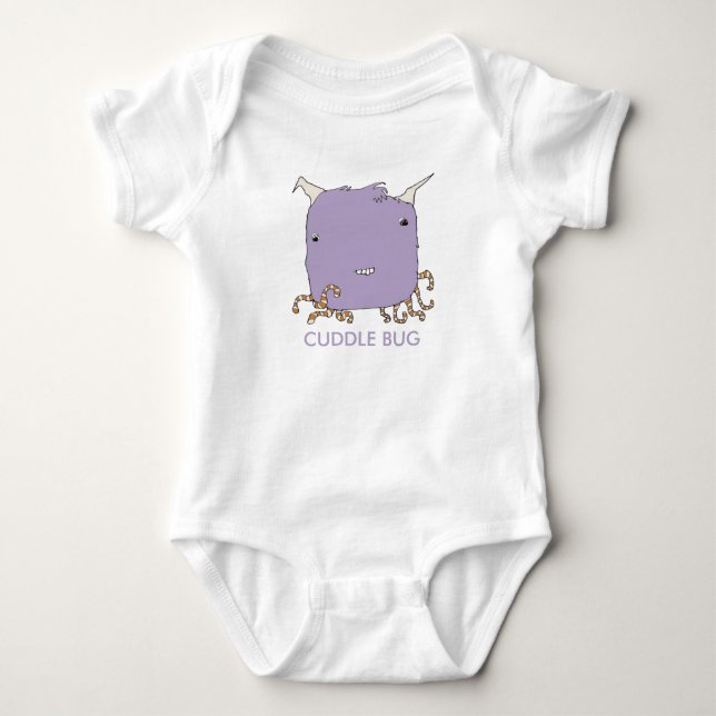 Cuddle Bug - Lilac Baby Bodysuit (Front)