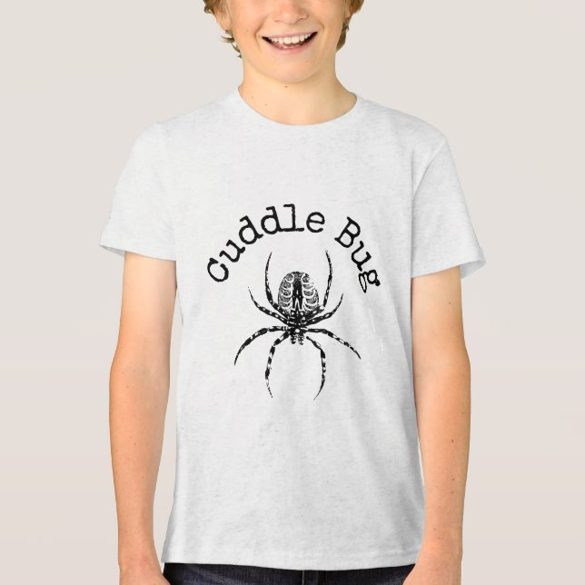 Cuddle Bug Spider  Tri-Blend Shirt (Front)