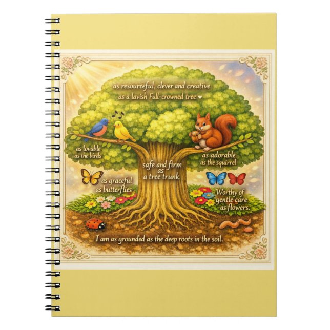 cuddle everlasting memories in a warm safe place notebook (Front)